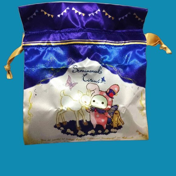 San-x sentimental circus drawstring pouch - Picture 1 of 6